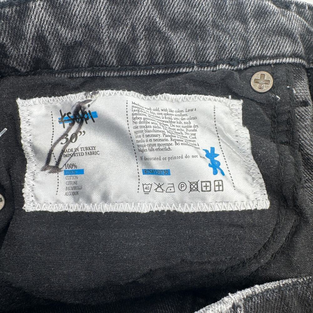 KSUBI Brooklyn High-Rise Straight-Fit Jeans Size 30 NWT Distressed Grunge Punk - Picture 8 of 9